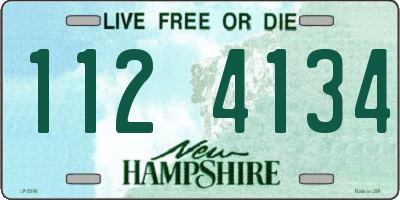 NH license plate 1124134