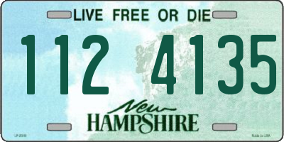 NH license plate 1124135