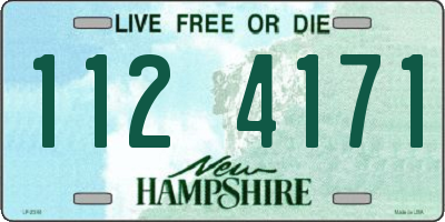NH license plate 1124171