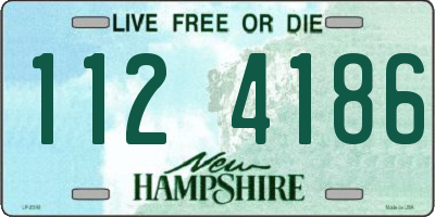 NH license plate 1124186
