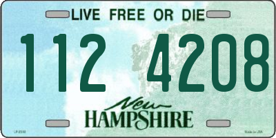 NH license plate 1124208