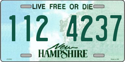 NH license plate 1124237
