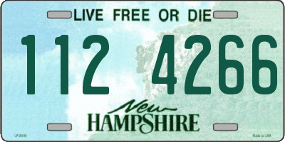 NH license plate 1124266
