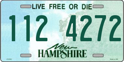 NH license plate 1124272