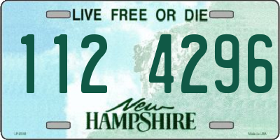 NH license plate 1124296