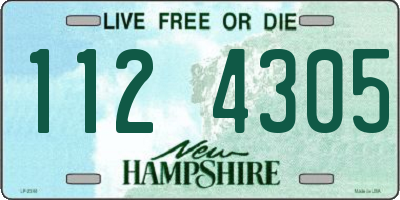 NH license plate 1124305