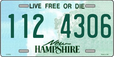 NH license plate 1124306