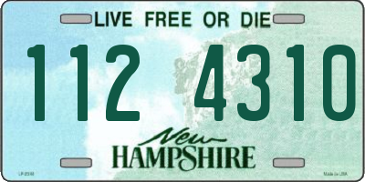 NH license plate 1124310
