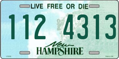 NH license plate 1124313