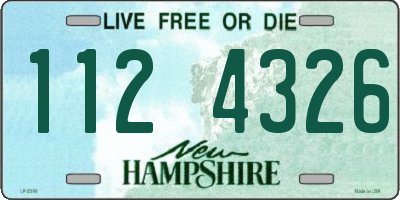 NH license plate 1124326