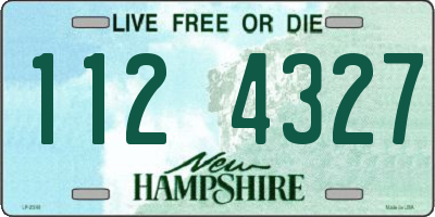 NH license plate 1124327