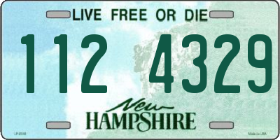 NH license plate 1124329