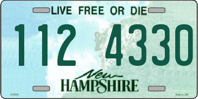 NH license plate 1124330