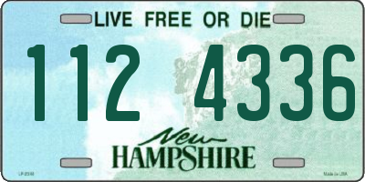 NH license plate 1124336