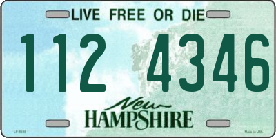 NH license plate 1124346