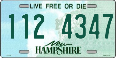 NH license plate 1124347