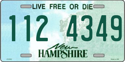 NH license plate 1124349