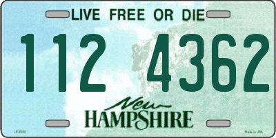 NH license plate 1124362