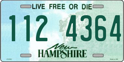 NH license plate 1124364