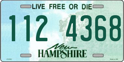 NH license plate 1124368
