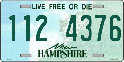 NH license plate 1124376
