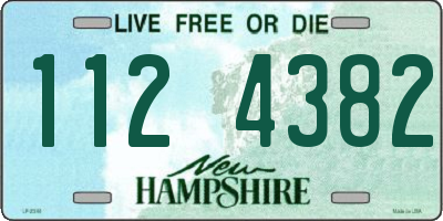 NH license plate 1124382