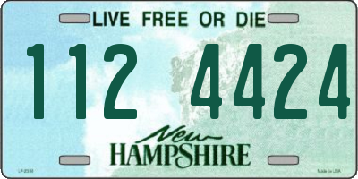 NH license plate 1124424