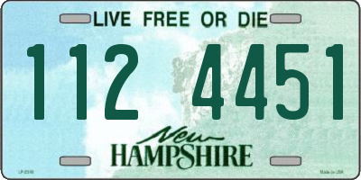 NH license plate 1124451