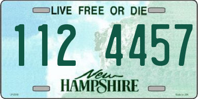 NH license plate 1124457