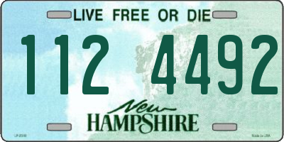 NH license plate 1124492
