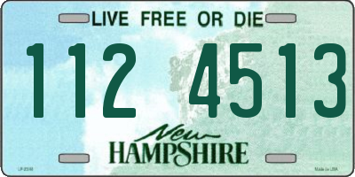 NH license plate 1124513