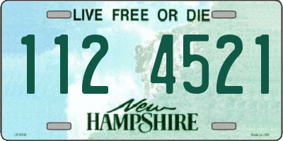 NH license plate 1124521