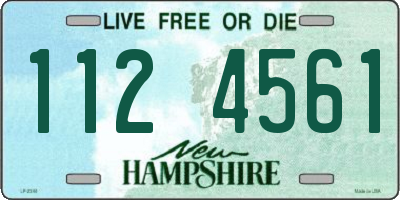 NH license plate 1124561