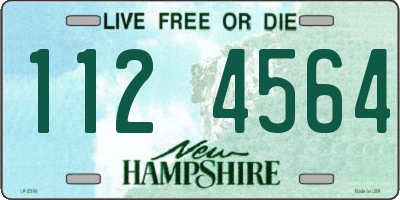 NH license plate 1124564