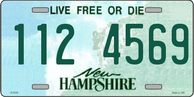NH license plate 1124569