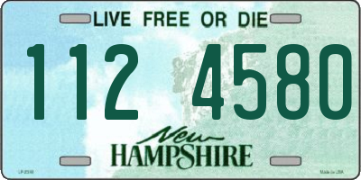 NH license plate 1124580