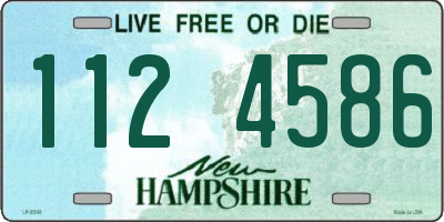 NH license plate 1124586