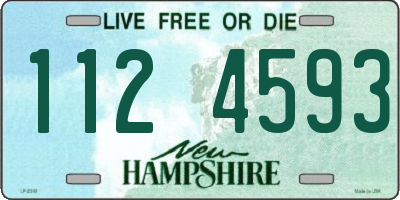 NH license plate 1124593