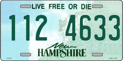 NH license plate 1124633
