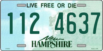 NH license plate 1124637