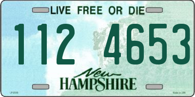 NH license plate 1124653