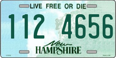 NH license plate 1124656