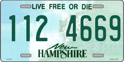 NH license plate 1124669
