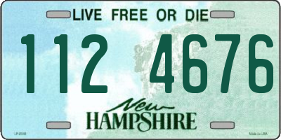 NH license plate 1124676