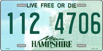 NH license plate 1124706