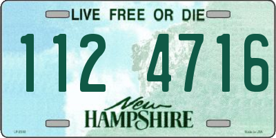 NH license plate 1124716