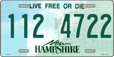 NH license plate 1124722