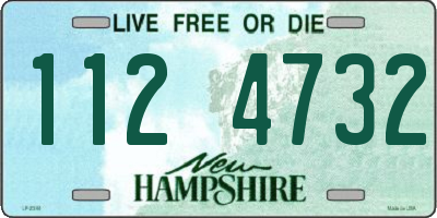 NH license plate 1124732