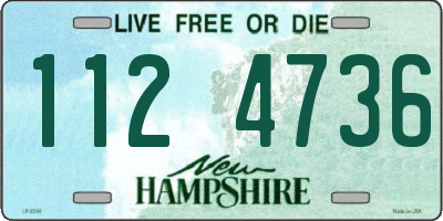 NH license plate 1124736