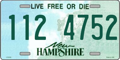 NH license plate 1124752